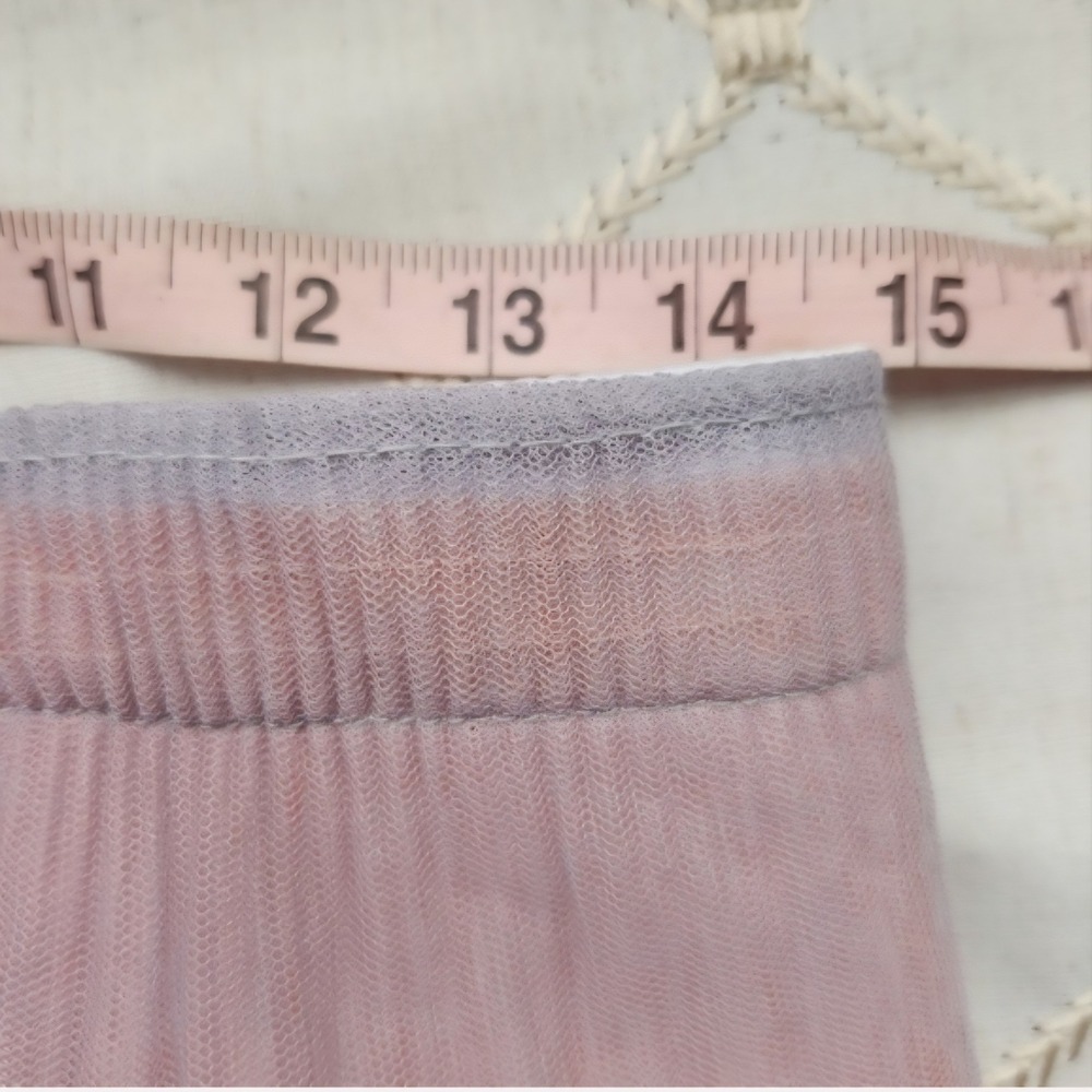 KOCH Bella Tulle Skirt Sunrise Pastel Tie Dye Layered Midi Skirt Large L USA - Picture 4 of 6